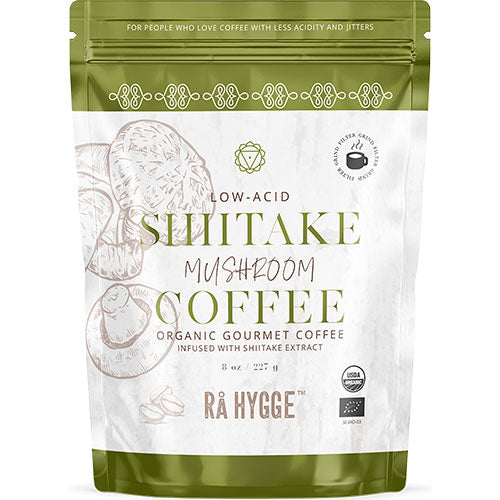 Kaffe m. Shiitake sopp-ekstrakt - filtermalt Øko