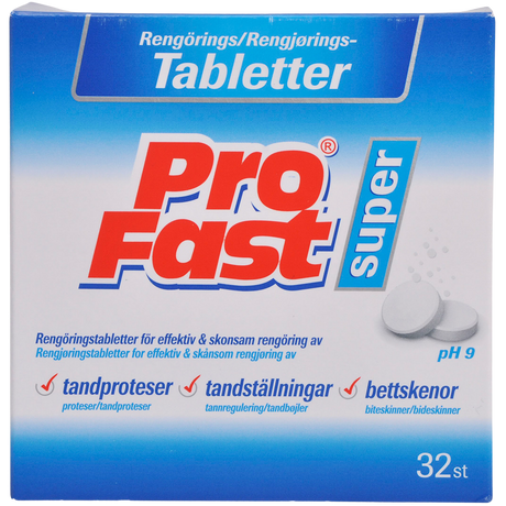 Ekulf Profast rengjøringstabletter | 32 tabletter