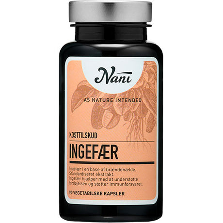 Nani Ingefær | 90 Kapsler fra Nani